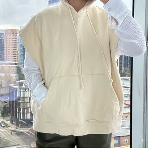 Zara Plush Oversized Hooded Vest